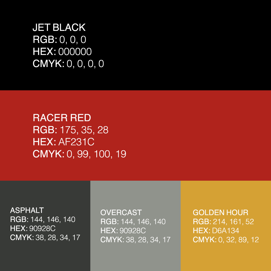 JustinFlight color palette